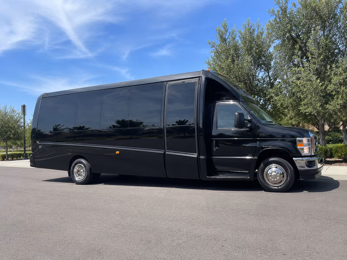 Lubbock Corporate Transportation party bus exterior