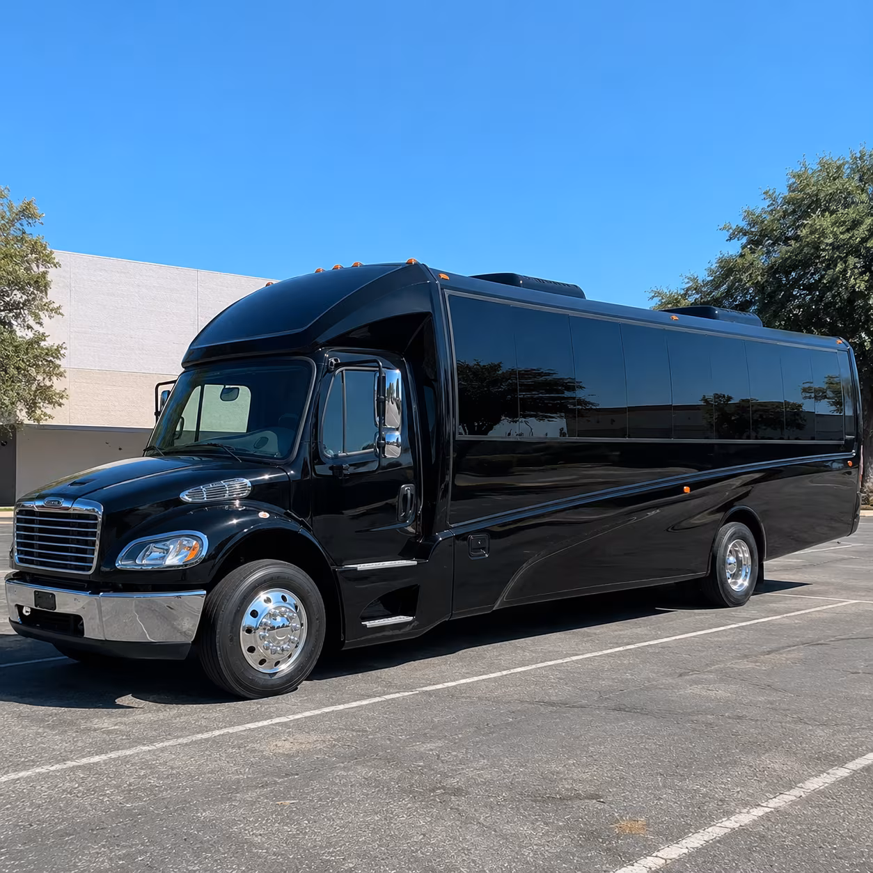 Lubbock Corporate Transportation party bus exterior