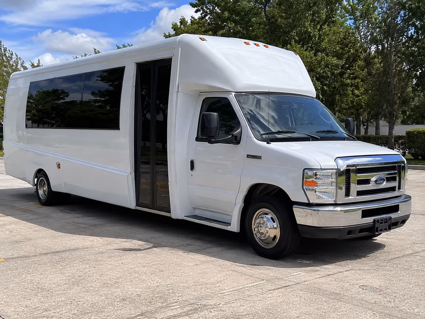 Lubbock Prom & Homecoming Transportation party bus exterior