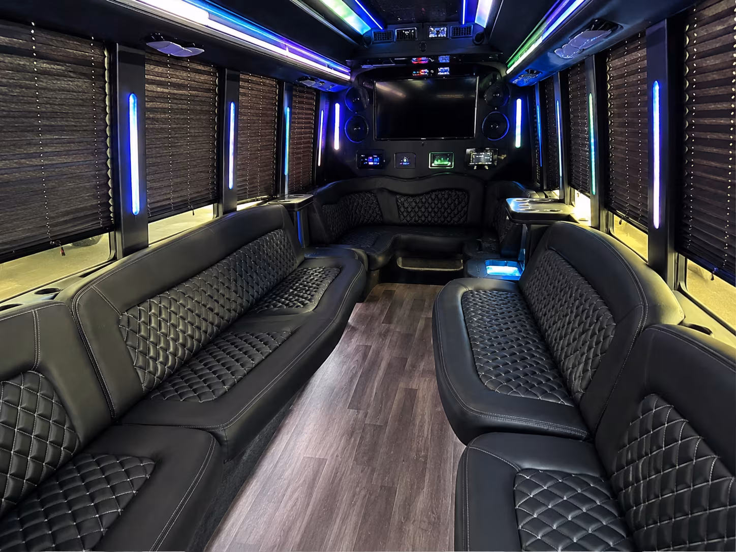 Lubbock Prom & Homecoming Transportation party bus exterior