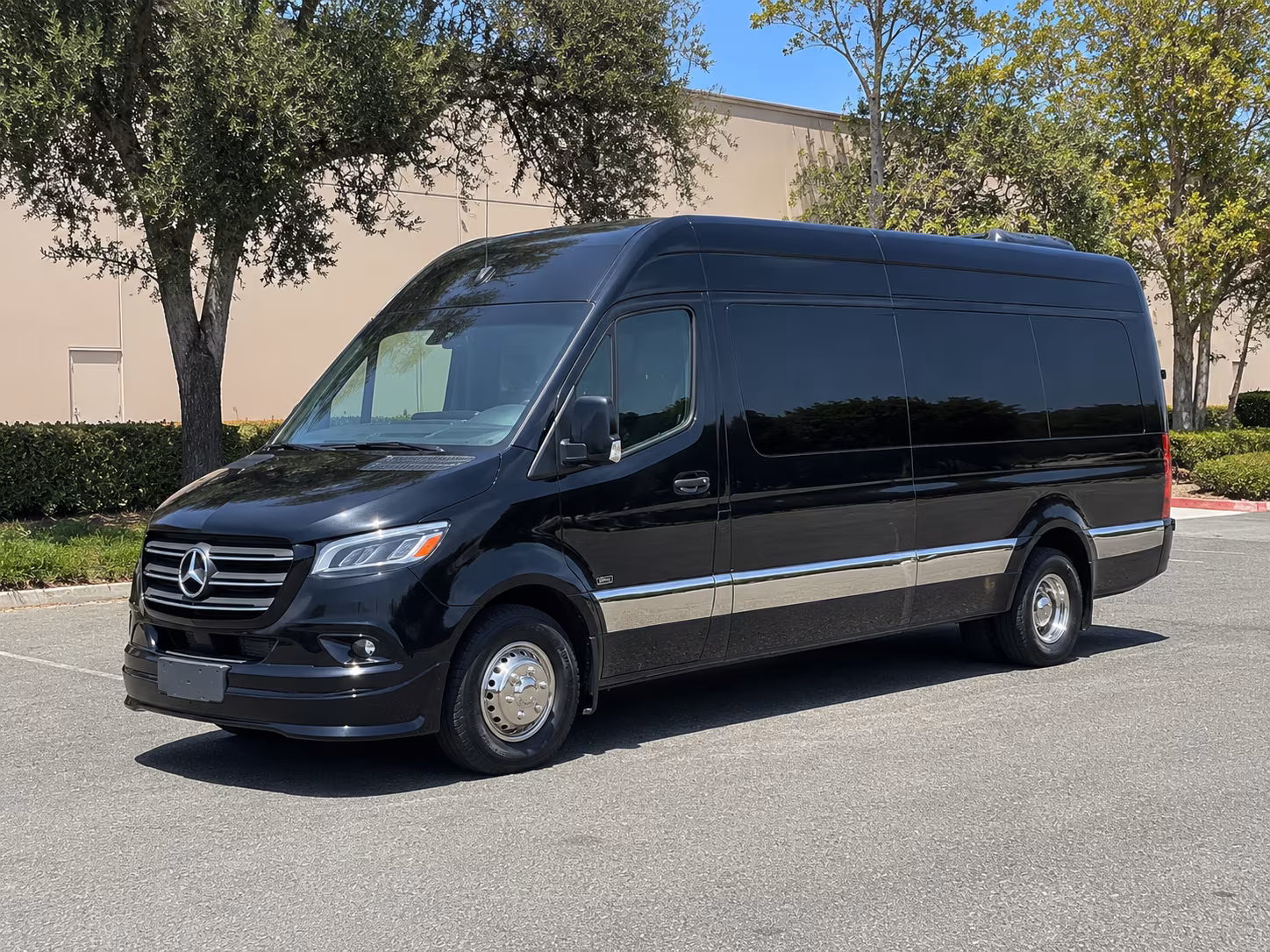 Lubbock School Event Transportation party bus exterior