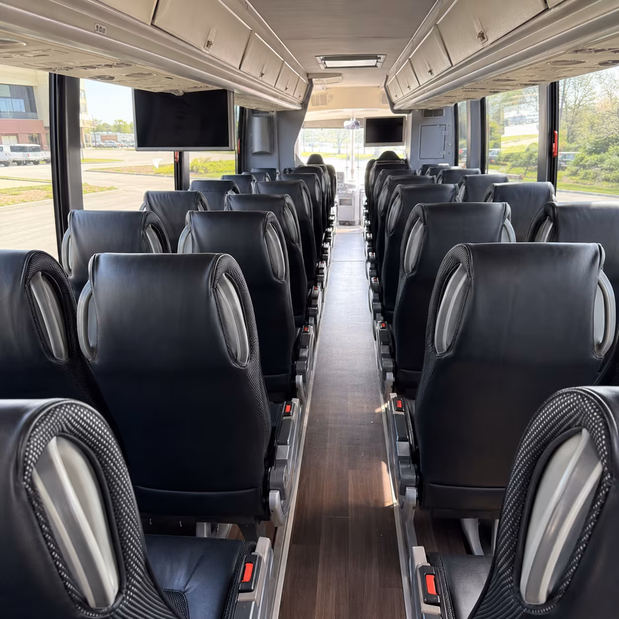 Lubbock School Event Transportation party bus exterior