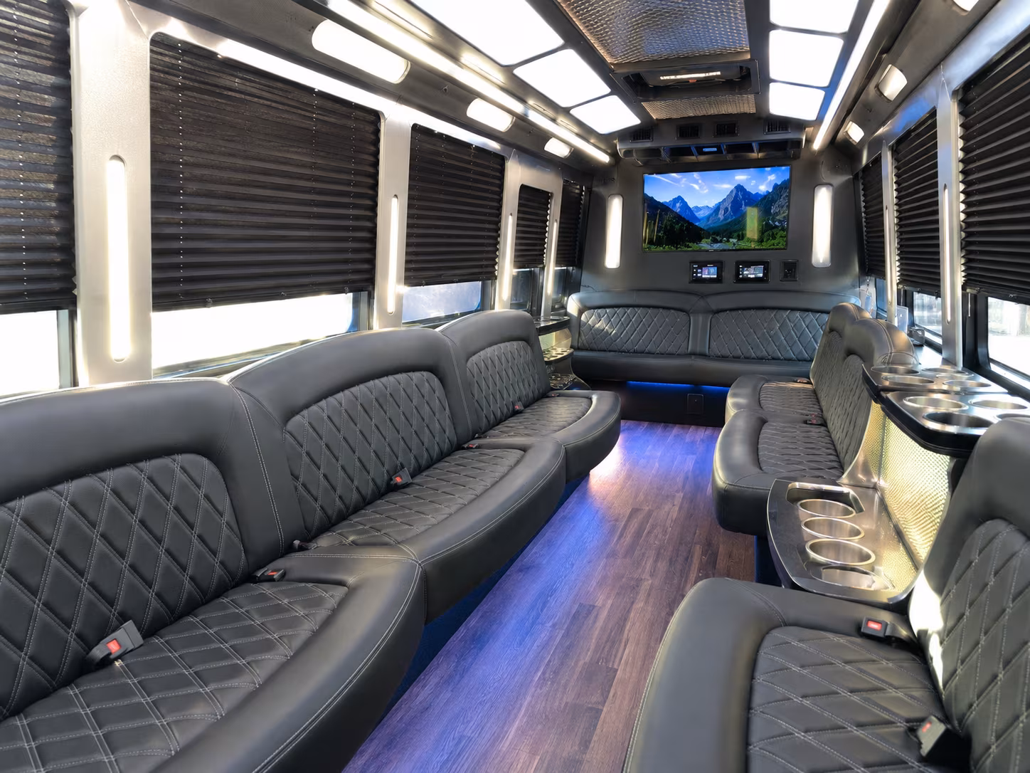 Lubbock Wedding Transportation party bus exterior