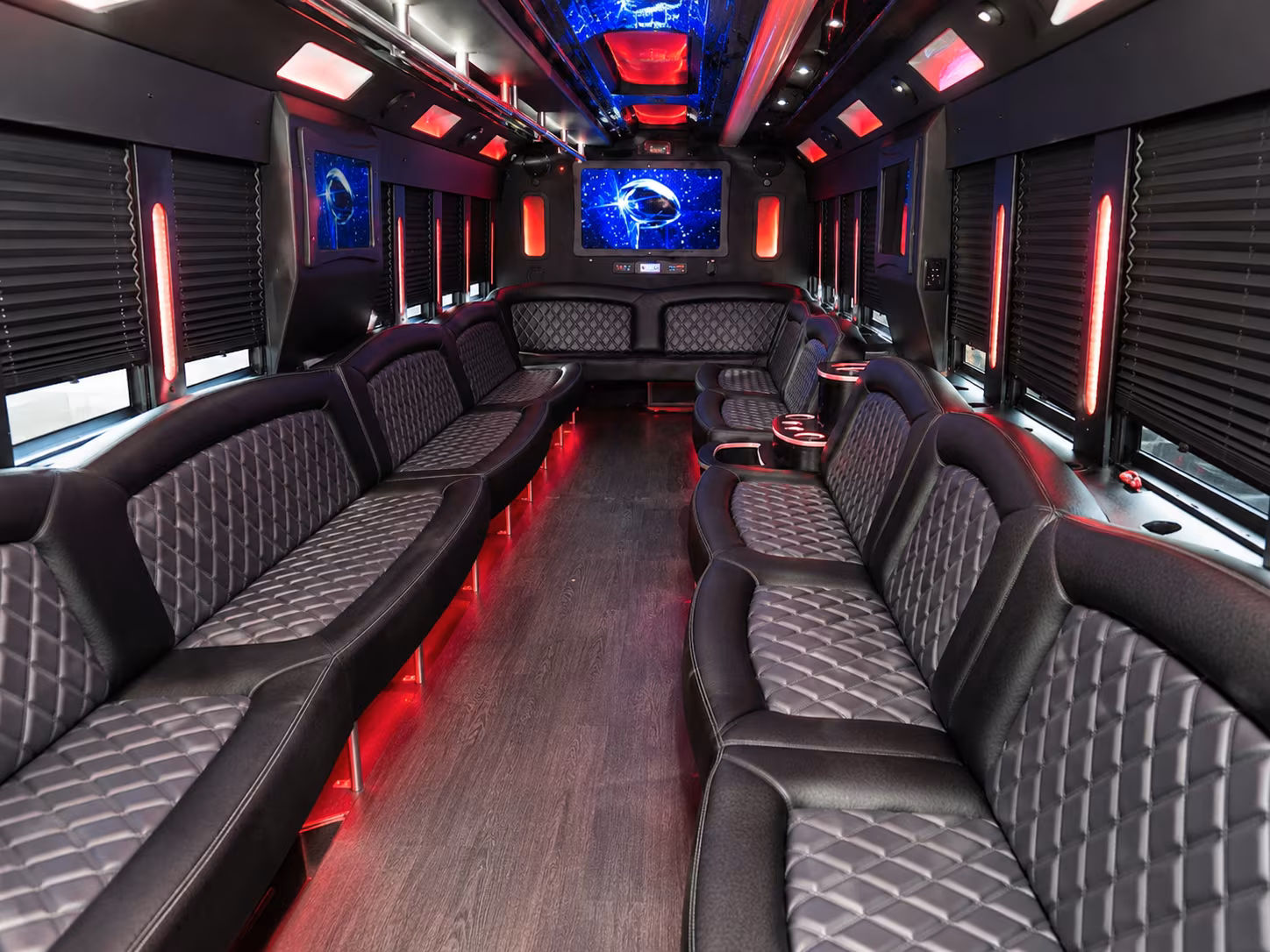 Lubbock Winery Tour & Pub Crawl Transportation party bus exterior