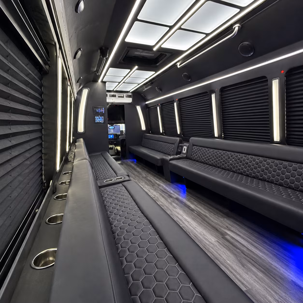 Lubbock Winery Tour & Pub Crawl Transportation onboard seating